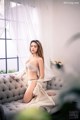 Beautiful Napasorn Sudsai poses super hot with white lingerie (16 photos)